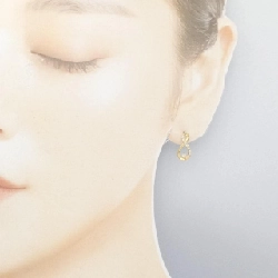 K18YG Bông tai kim cương 0.20CT - Hàng hiệu Chính hãng 872241