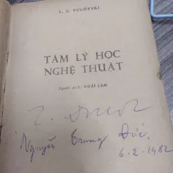 Sách: Tâm lý học nghệ thuật - L.X Vucốtxki (A2) 576473