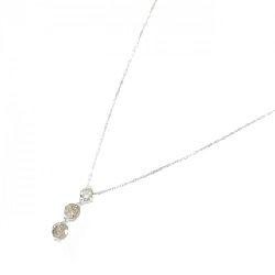 K18WG Dây chuyền kim cương ba viên 1.069CT - Hàng hiệu Chính hãng 861499