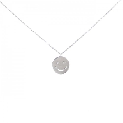 K10WG Vòng cổ kim cương nụ cười 0.03CT - Hàng hiệu Chính hãng