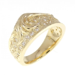 Nhẫn kim cương K18YG 0.37CT - Hàng hiệu Authentic