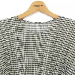 Pleats Please 2018 Kiểu kẻ ô PP81-JT593 7573012 Áo dài 633275