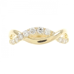 Nhẫn kim cương K18YG 0.25CT 672312