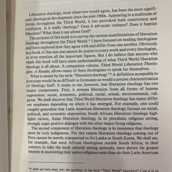 THIRD WORLD LIBERATION THEOLOGIES 499696