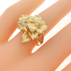 Nhẫn kim cương hoa K18YG/K18PG 0.04CT - Hàng hiệu Authentic 850174