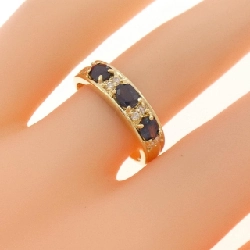 Nhẫn Sapphire K18YG 0.60CT - Hàng hiệu Chính hãng 852259