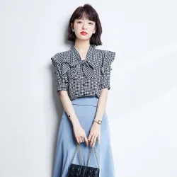 Áo somi tay lỡ vai bồng CALLIE HOUSE 968692