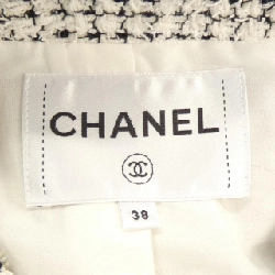 Áo khoác không cổ CHANEL 635511