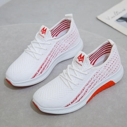 Giày thể thao sneaker Nữ kẻ sọc, đế khoan phối màu – Mã số 1830 220317