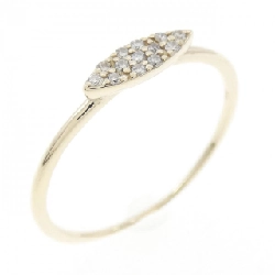 Nhẫn kim cương K10YG 0.06CT - Hàng hiệu Authentic