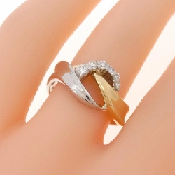 Nhẫn kim cương PT900/K18YG 0.16CT 668773