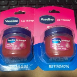 Sáp dưỡng môi Vaseline lip Therapy Rosy Lips 7g - Mỹ (Màu Hồng) chính hãng nguyên tem