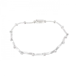 K18WG Vòng tay kim cương 0.96CT - Hàng hiệu Chính hãng 873911