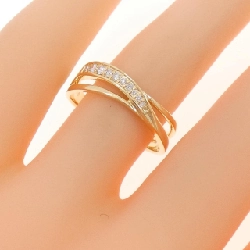 Nhẫn kim cương K18YG 0.09CT - Hàng hiệu Authentic 847238