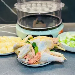 Nồi hấp Unie UE680 dung tích lớn 15L, 3 tầng hấp, gợi ý thời gian hấp 799324