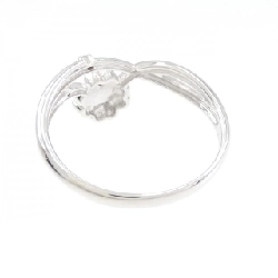 Nhẫn kim cương K18WG hình cỏ ba lá 0.03CT 672630