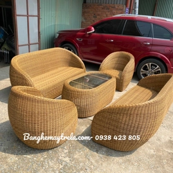 Bàn ghế sofa giả mây 469707