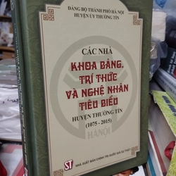 Các nhà Khoa bảng, Trí thức và nghệ nhân tiêu biểu