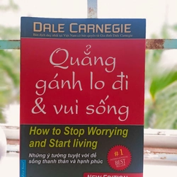 Quẳng Gánh Lo Đi và Vui Sống (Bìa mềm) | Dale Carnegie | Sách còn mới 90% - Freeship