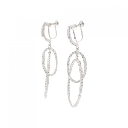 K18WG Bông tai kim cương - Hàng hiệu Authentic 878089