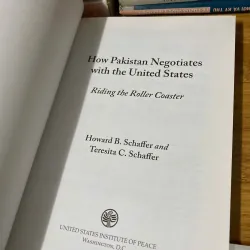 Sách cũ: How Pakistan Negotiates with The United States 1020108