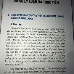 Văn hoá giao tiếp trong công sở hành chính trường hợp thành phố Hồ Chí Minh 761991