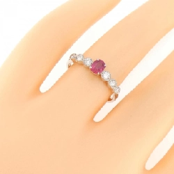 Nhẫn Ruby PT 0.32CT 673362