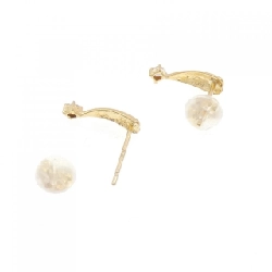 K18YG Bông tai kim cương 0.04CT - Hàng hiệu Chính hãng 868945