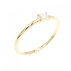 Nhẫn kim cương K18YG 0.10CT - Hàng hiệu Chính hãng