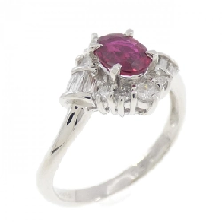 Nhẫn Ruby PT900 0.50CT