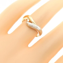 Nhẫn kim cương ba màu K18YG/PT900 0.03CT 669949