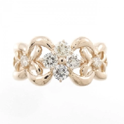 Nhẫn kim cương hoa K18PG 0.52CT 671118