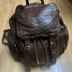 Balo nam 31x42x13 da thật 2hand 1013064