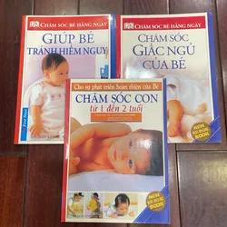 🌿 COMBO 3 SÁCH DK NUÔI DẠY – CHĂM SÓC giấc ngủ , giúp bé tránh hiểm nguy, từ 1-2 tuổi 