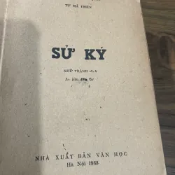 sử ký Tư Mã Thiên - Nhữ Thành dịch - 1988 - sách dày 591907