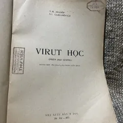 Virus (virut) học - sách dịch từ tiếng Nga - gần 250 trang khổ lớn  1018612