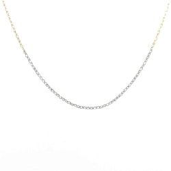 K18YG/PT850 Dây chuyền - Hàng hiệu Authentic