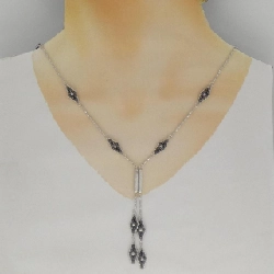 K18WG Dây chuyền kim cương 8.00CT - Hàng hiệu Chính hãng 859454