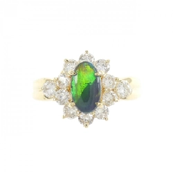 Nhẫn Opal Đen K18YG 0.48CT - Hàng hiệu Chính hãng 850904