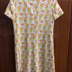 Váy công sở họa tiết mùa thu 995