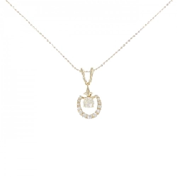 Dây chuyền kim cương K18YG 0.32CT - Hàng hiệu Chính hãng