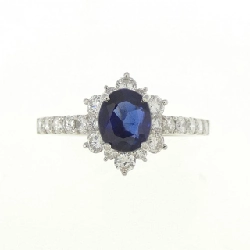 Nhẫn Sapphire không nung PT900 0.79CT xuất xứ từ Myanmar 673164