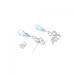 K18WG Blue Topaz Bông Tai - Hàng hiệu Chính hãng 873243