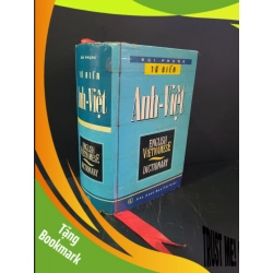 (TẶNG BOOKMARK) Từ điển Anh - Việt (bìa cứng) mới 80% bẩn bìa, ố vàng 2001 Bùi Phụng RBK3004 HỌC NGOẠI NGỮ