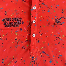 Polo Lecoq Sportif Golf LL Cam Neon 1025399