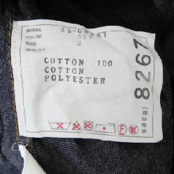 SACAI DUNGAREE COTTON JERSEY 25-08267 Áo - Hàng hiệu Chính hãng 822041