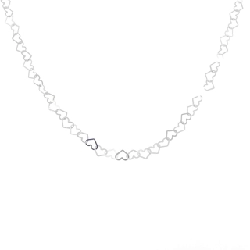 K18WG Dây chuyền hình trái tim - Hàng hiệu Chính hãng