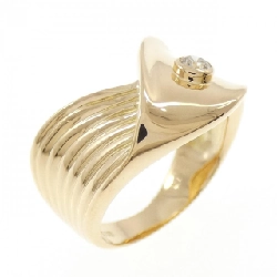 Nhẫn kim cương K18YG 0.11CT