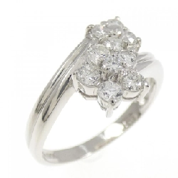 Nhẫn kim cương hoa PT900 0.50CT - Hàng hiệu Authentic