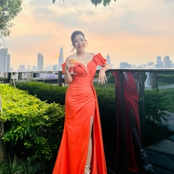 Váy dạ hội trễ vai 443153